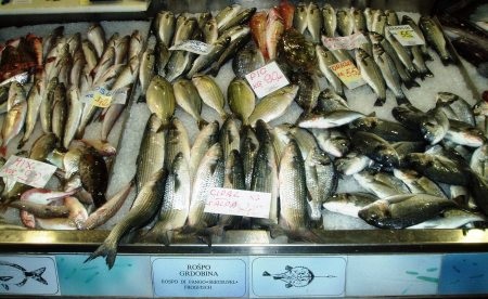 Pula Fish Market Croatia