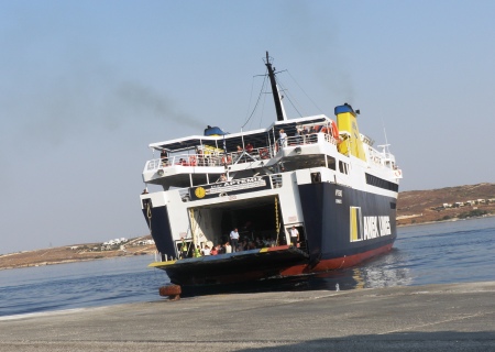 Greek Ferry Artemis in Paros